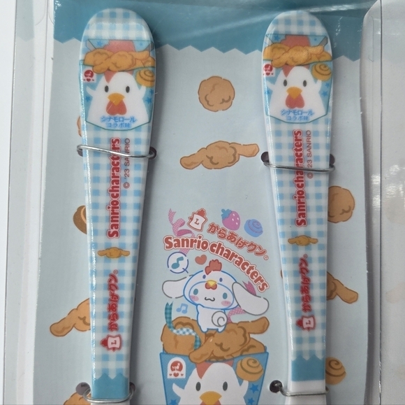 Sanrio Karaage-kun Cinnamoroll Cutlery Set - Picture 3 of 7